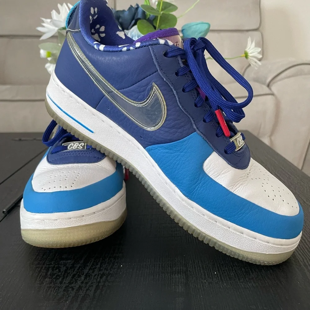 Nike Air Force 1 Doernbecher Breathe Blue White Custom Men’s 8 Women’s 9.5 - Picture 2 of 7